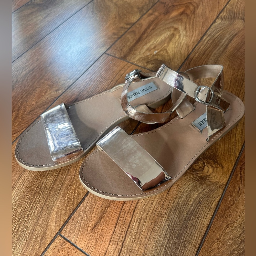Steve Madden rose gold shoes!!